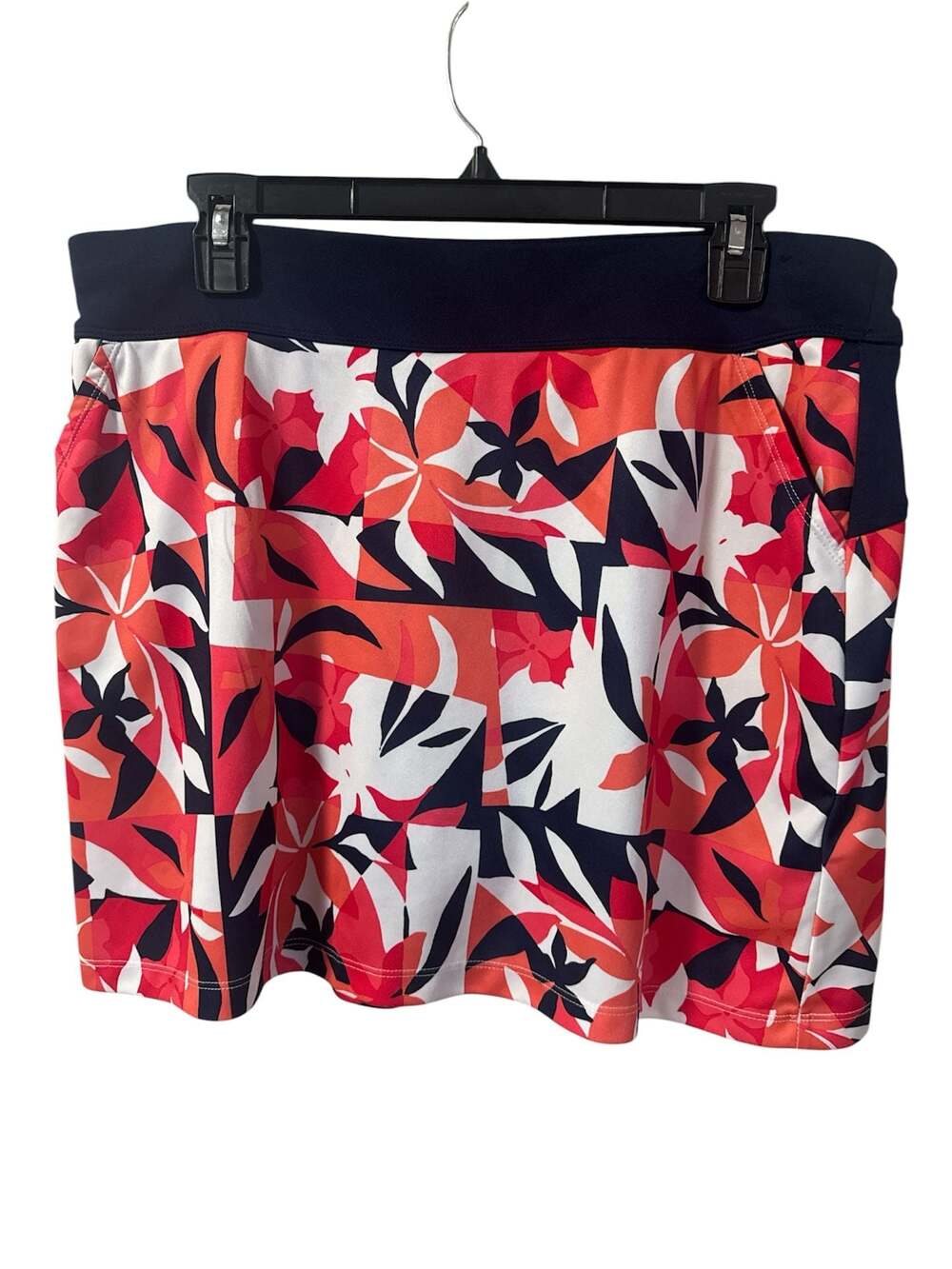 Callaway Women's TrueSculpt Opti-Dri Floral Print Golf Tennis  Skort size Large
